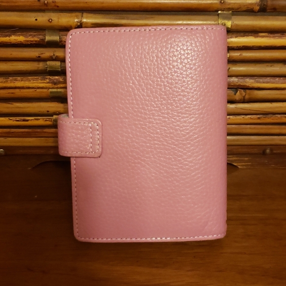 Designers Guild Pink Leather Agenda PM size - Picture 3 of 7